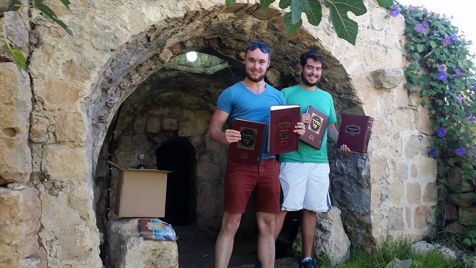 More Jewish books and land cleared in Hevron!