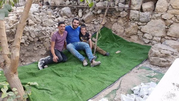 New piece of turf in place!