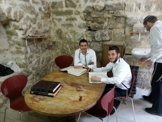 Moved the furniture in yesterday and already have Torah learning going on in the newest reclaimed Jewish property in the Old City of Jerusalem!