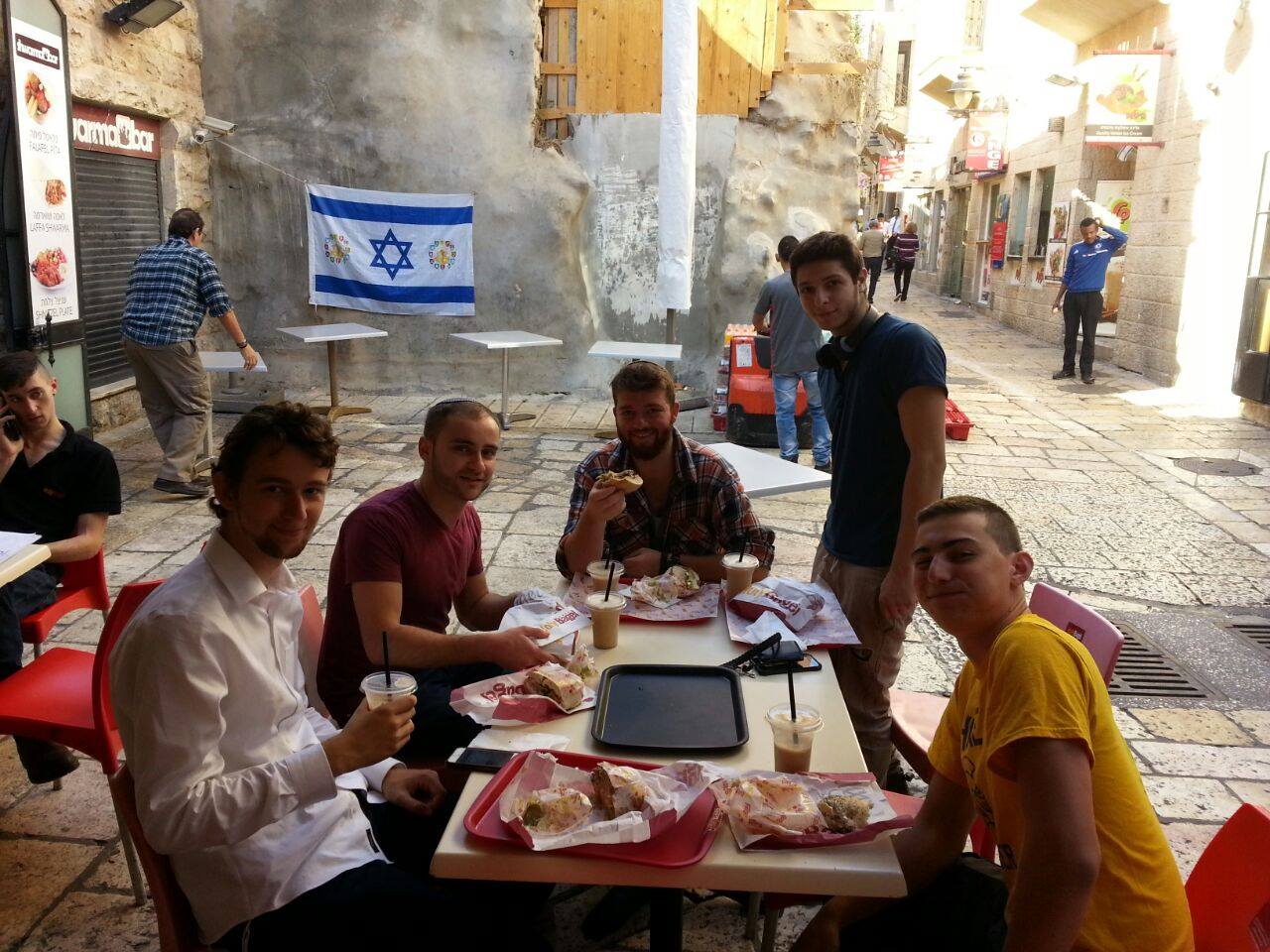 Furniture moved into the newest reclaimed property in the “muslim quarter” of the Old City!