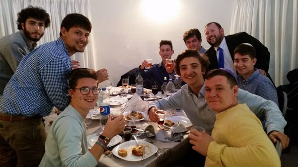 Took Young Judea Year Coursers to a wedding in Jerusalem!