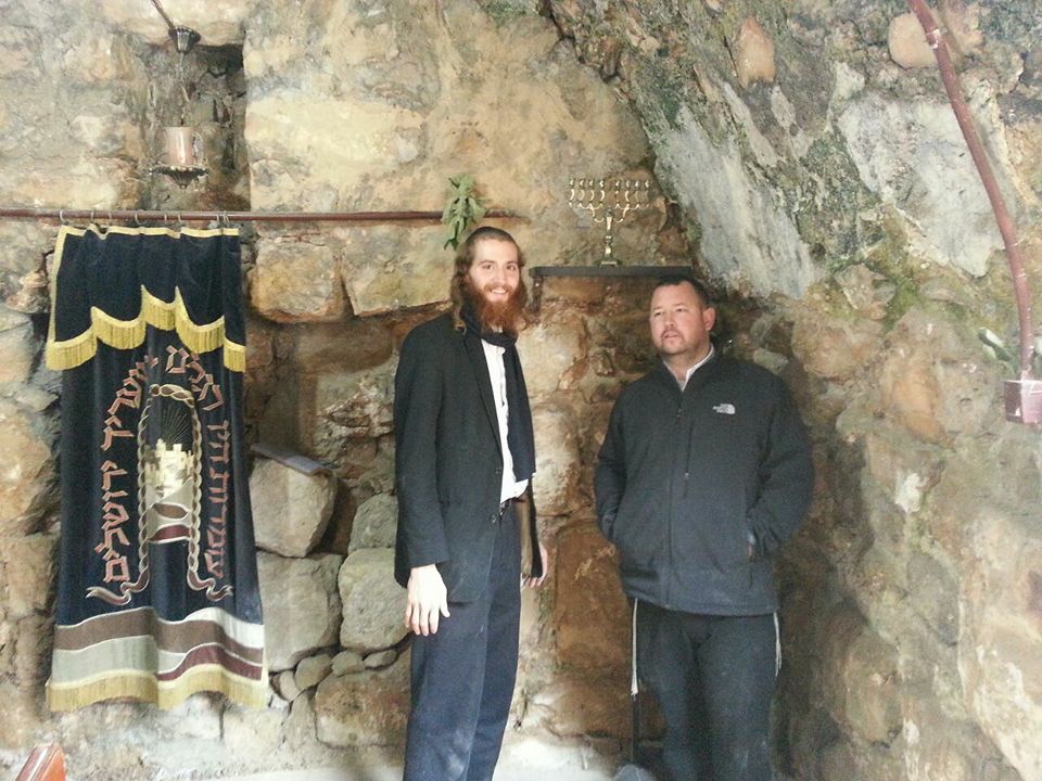 Hanukah Menorah and new shelf are up in Hevron!