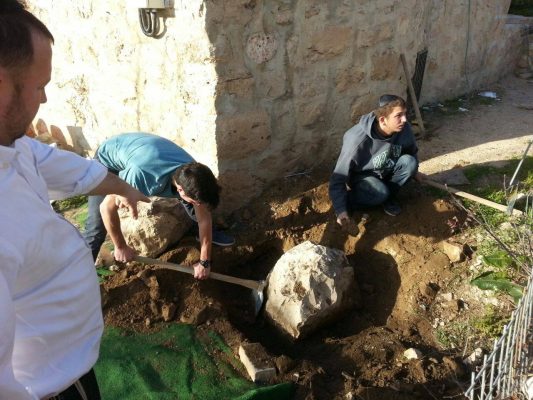 Got to get rid of this big rock!