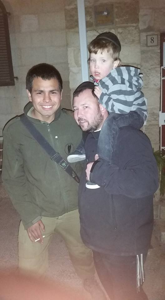 seeing another lone soldier in the Old City 