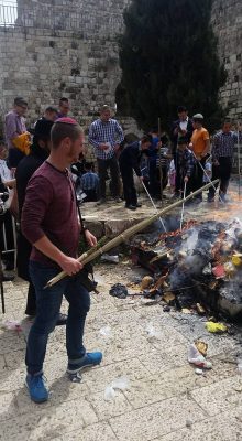 Burning the chametz