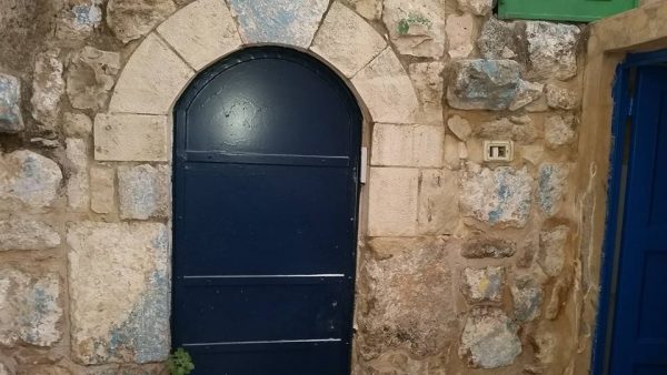 New mezuzahs go up and other work in Hevron today!