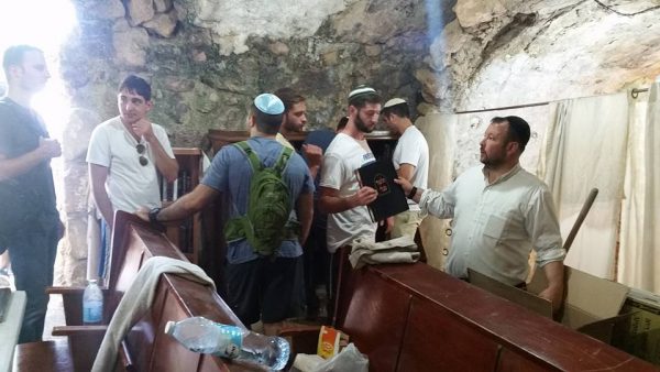 Putting the books on the shelves