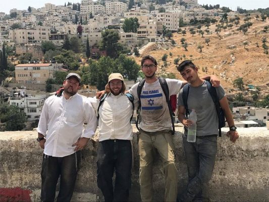 Thats the holy dirt of the Land of Israel on us!