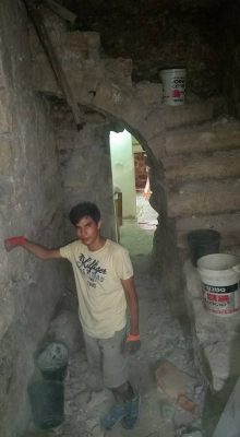 Made the doorway bigger!