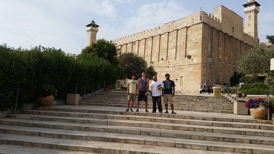 Showing support in Hevron today!