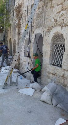 Getting things ready in Yemenite Village