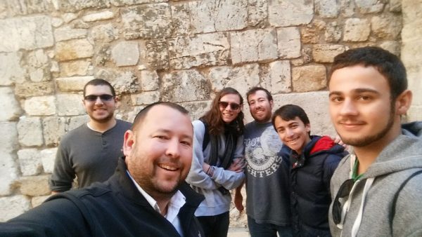 At the Kotel HaKatan - "Small Western Wall"