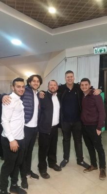 getting ready to dance the night away