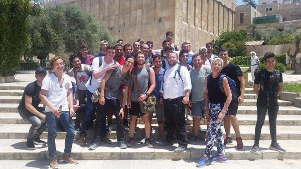 Took the preeminent pre-army program Garin Machal to Hevron this week and worked them hard!