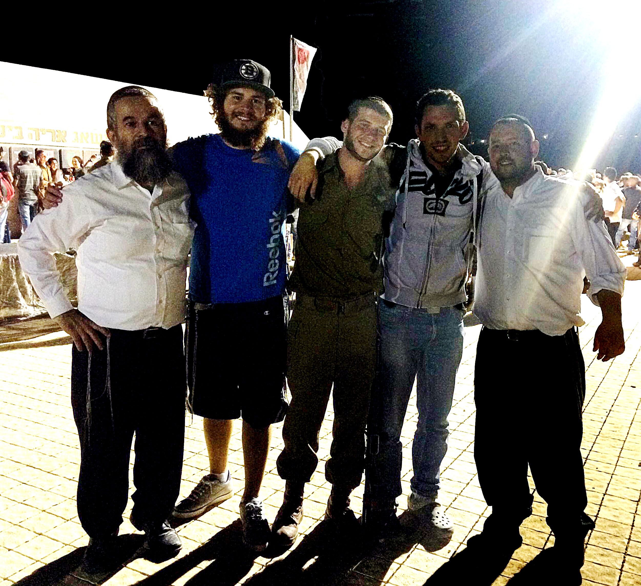 beret ceremony with the Netzach Yehuda